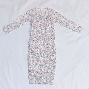 CARTERS 3M floral gown NEVER WORN